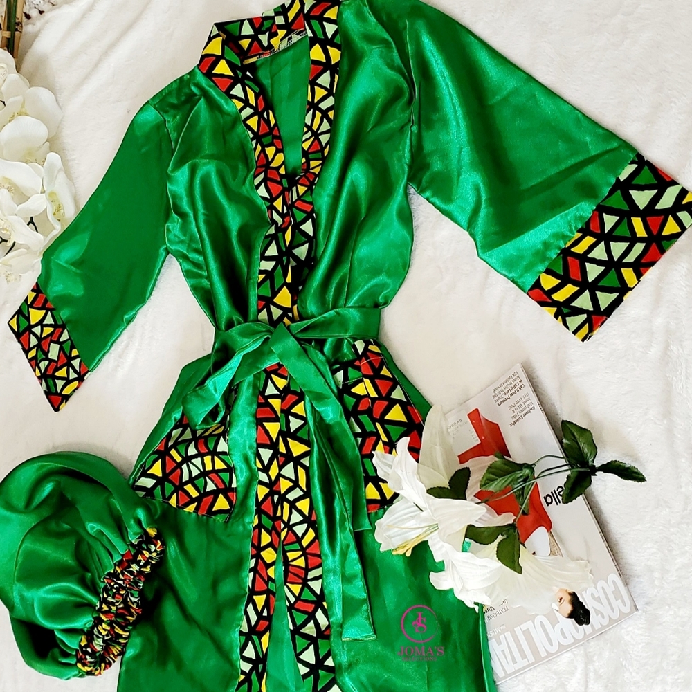 African print Robe Set